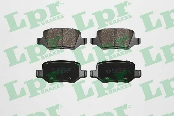 LPR 05P850 Brake Pad Set, disc brake for MERCEDES-BENZ