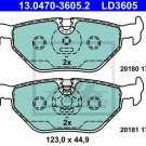 ATE 13.0470-3605.2 Brake Pad Set, disc brake for BMW, MG, ROVER, SAAB