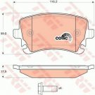 TRW GDB1516 Brake Pad Set, disc brake for AUDI, VW