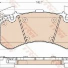 TRW GDB1976 Brake Pad Set, disc brake for AUDI
