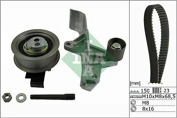 INA 530054610 Timing Belt Set for AUDI, SEAT, SKODA, VW