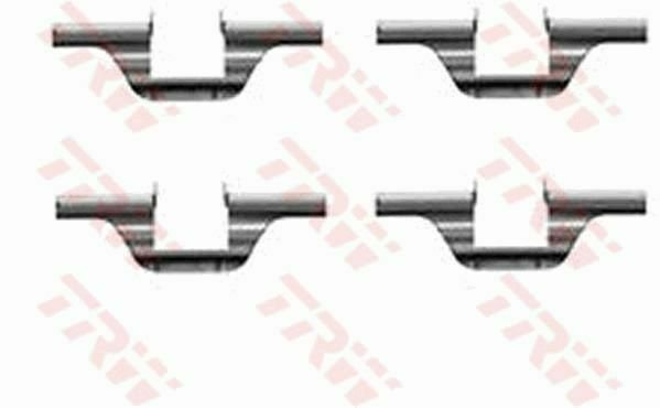 TRW PFK320 Accessory Kit, disc brake pads for LANCIA, PEUGEOT, SEAT, VW
