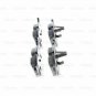 BOSCH 0986494286 Brake Pad Set, disc brake for BMW