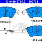 ATE 13.0460-2734.2 Brake Pad Set, disc brake for MERCEDES-BENZ