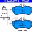 ATE 13.0460-3837.2 Brake Pad Set, disc brake for MERCEDES-BENZ