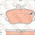 TRW GDB1094 Brake Pad Set, disc brake for MERCEDES-BENZ
