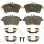 TRW GDB1628 Brake Pad Set, disc brake for MERCEDES-BENZ