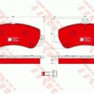 TRW GDB1798DTE Brake Pad Set, disc brake for MERCEDES-BENZ