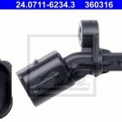 ATE 24.0711-6234.3 Sensor, wheel speed for AUDI, SEAT, SKODA, VW
