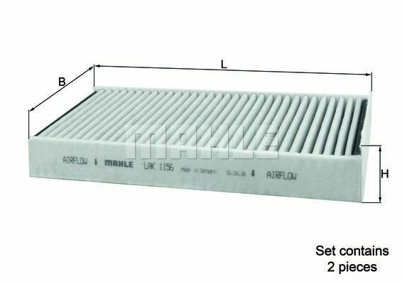 MAHLE LAK 1156/S Filter, interior air for BMW, MINI