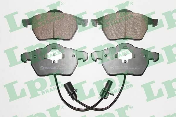LPR 05P1119 Brake Pad Set, disc brake for AUDI, SEAT, SKODA, VW