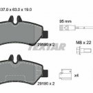 TEXTAR 2919001 Brake Pad Set, disc brake for MERCEDES-BENZ, VW
