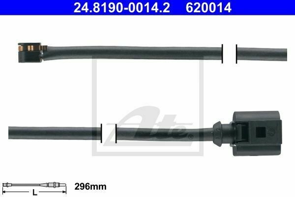 ATE 24.8190-0014.2 Warning Contact, brake pad wear for PORSCHE, VW