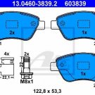 ATE 13.0460-3839.2 Brake Pad Set, disc brake for OPEL