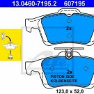 ATE 13.0460-7195.2 Brake Pad Set, disc brake for FORD, MAZDA, OPEL, SAAB, VOLVO