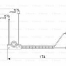 BOSCH 1987474584 Warning Contact, brake pad wear for MERCEDES-BENZ, PUCH