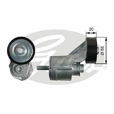 GATES T39192 Tensioner Pulley, v-ribbed belt for AUDI