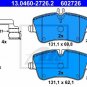 ATE 13.0460-2726.2 Brake Pad Set, disc brake for MERCEDES-BENZ