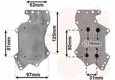 VAN WEZEL 03013707 Oil Cooler, engine oil for AUDI, VW