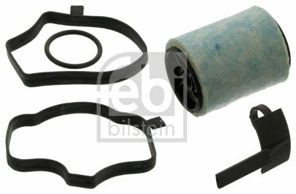 FEBI 45183 Oil Trap, crankcase breather for BMW, LAND ROVER, OPEL
