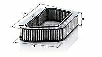 MANN CUK4136 Filter, interior air for AUDI