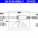 ATE 24.5143-0564.3 Brake Hose for AUDI, SEAT, SKODA, VW