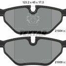 TEXTAR 2193402 Brake Pad Set, disc brake for ALPINA, BMW, MG, ROVER, WIESMANN