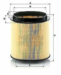 MANN C1869 Air Filter for PORSCHE