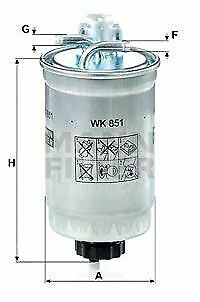 MANN WK851 Fuel filter for FORD