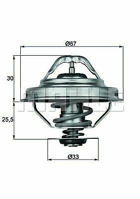 BEHR TX2892D Thermostat, coolant for BMW