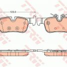 TRW GDB2063 Brake Pad Set, disc brake for BMW, MINI