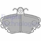DELPHI LP885 Brake Pad Set, disc brake for ALPINE, DACIA, PEUGEOT, RENAULT
