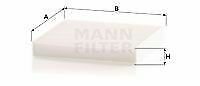 MANN CU1919 Filter, interior air for DAIHATSU, JAGUAR, LAND ROVER, LEXUS, SUBARU
