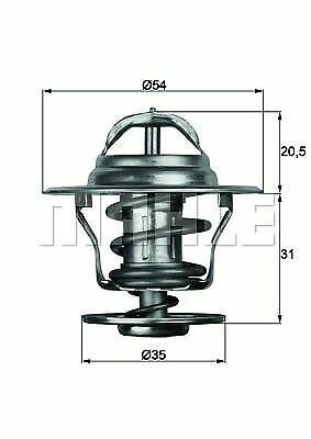 BEHR TX1387D Thermostat, coolant for AUDI, FORD, OPEL, SEAT, SKODA, VOLVO, VW