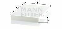 MANN CU3037 Filter, interior air for AUDI, SEAT