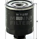 MANN W712/52 Oil Filter for AUDI, SEAT, SKODA, VW
