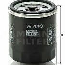 MANN W68/3 Oil Filter for CITROËN, DAIHATSU, PEUGEOT, TOYOTA