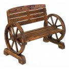 WAGON WHEEL BENCH
