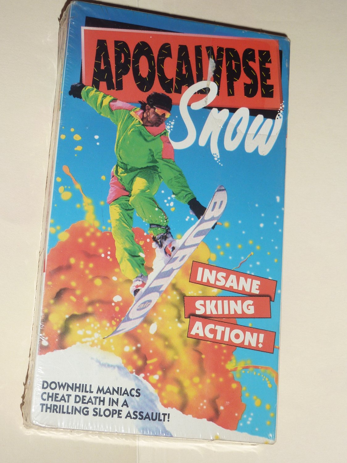 APOCALYPSE SNOW VHS Extreme Ski Snowboarding New sealed Super Rare