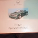 Mercedes Benz E Class HC Operator's Manual