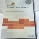 Microsoft Windows Compute Cluster Server 2003 with Service Pack One Brand New