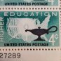 Sc # 1206 ~ Plate # Block ~ 4 cent Higher Education Issue (cd13)