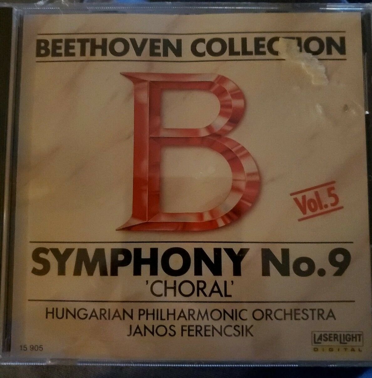 Beethoven: Symphony No. 9 "Choral" (CD, Oct-1990, Laserlight)