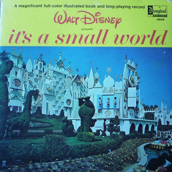 Walt Disney - It's A Small World Vinyl Record LP, Vintage 1960s Mono
