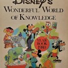 DISNEY Wonderful World of Knowledge Yearbook 1980