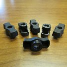 Black Plastic M6 Female Thread T Type Shaped Head Clamping Nuts Knob Made in USA
