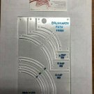 1/16" Clear Acrylic Molded Quilting Templates - 8 styles