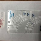 1/16" Clear Acrylic Molded Quilting Templates - Drunkards Path 3 sizes in one 1/16" Clear Acrylic Molded Quilting Templates - Drunkards Path 3 sizes in one