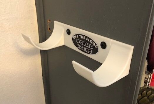 2 White Board Racks  Hang, Long Board, Trick Board, Stylish Board, Show Board