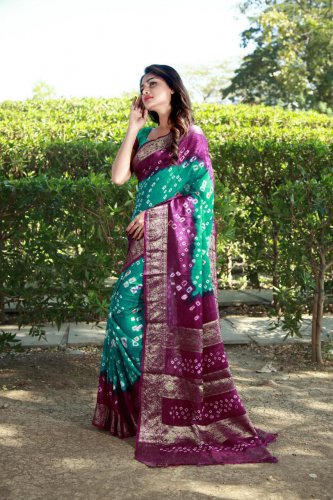 HAND WORK BANDHNISAREES
